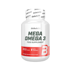 BioTechUSA Mega 奧米加3 魚油膠囊 - 90 粒
