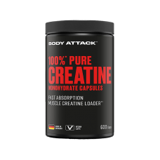 Body Attack 100% Pure Creatine Monohydrate 純一水肌酸丸 - 600粒裝膠囊