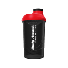 Body Attack Shaker搖杯- 黑紅色 (600毫升)