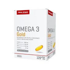 Body Attack Omega 3 Gold 奧米加3 魚油- 120 softgel 粒裝軟膠囊