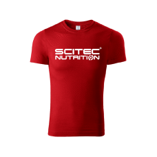 Scitec Tee, Basic Logo, Red 紅色 - 加大碼